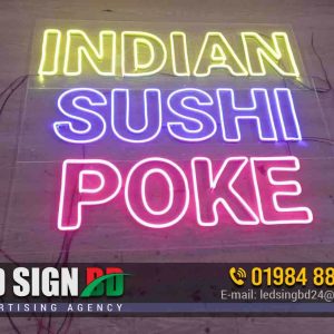 INDIAN NEON SIGN MAKER SHOP IN DHAKA, Neon Sign Board & Neon Open Light