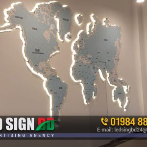 World Map Sticker Printing in Bangladesh