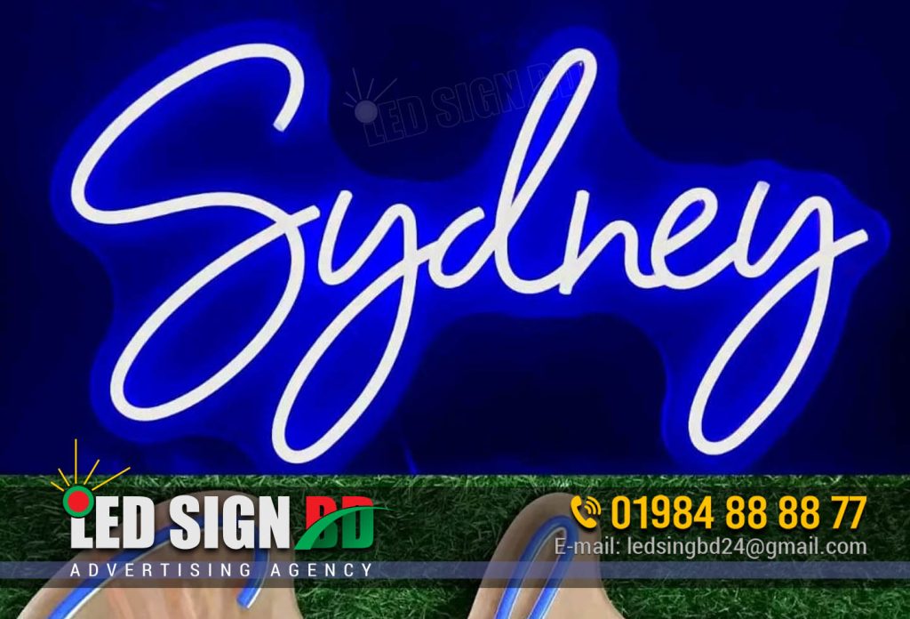 Neon Letter Sign Board