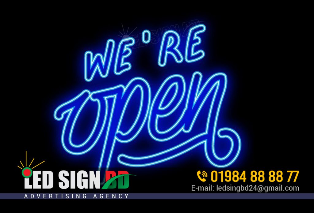 Neon signboard dhaka