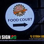 Restaurant Bell Sign, LED Bell Sign and Round Sign Board