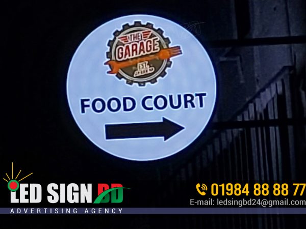 Restaurant Bell Sign, LED Bell Sign and Round Sign Board