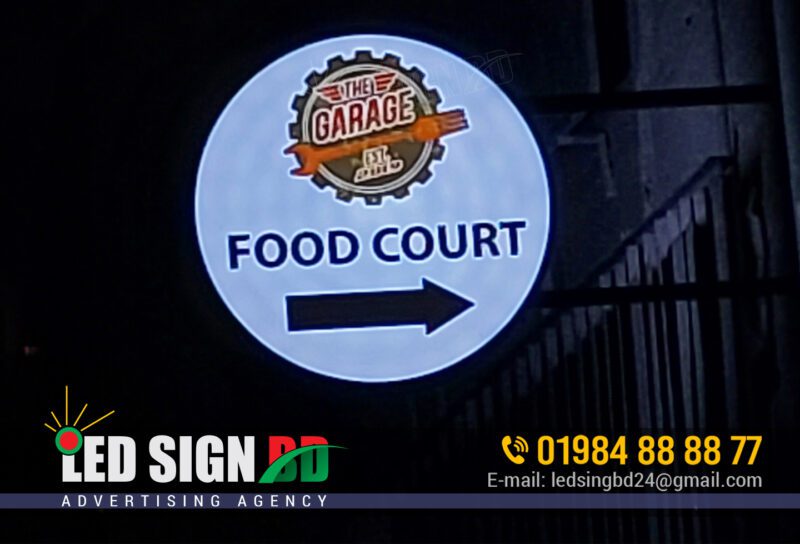 Restaurant Bell Sign, LED Bell Sign and Round Sign Board