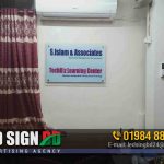 Office Indoor Acrylic Name Plate