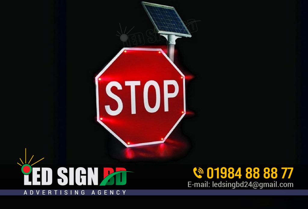Traffic Neon Sign Board bd