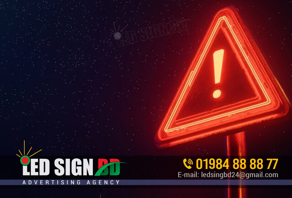 Traffic Neon Sign Dhaka