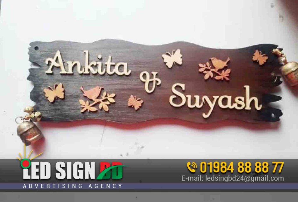 Wooden Name Plates