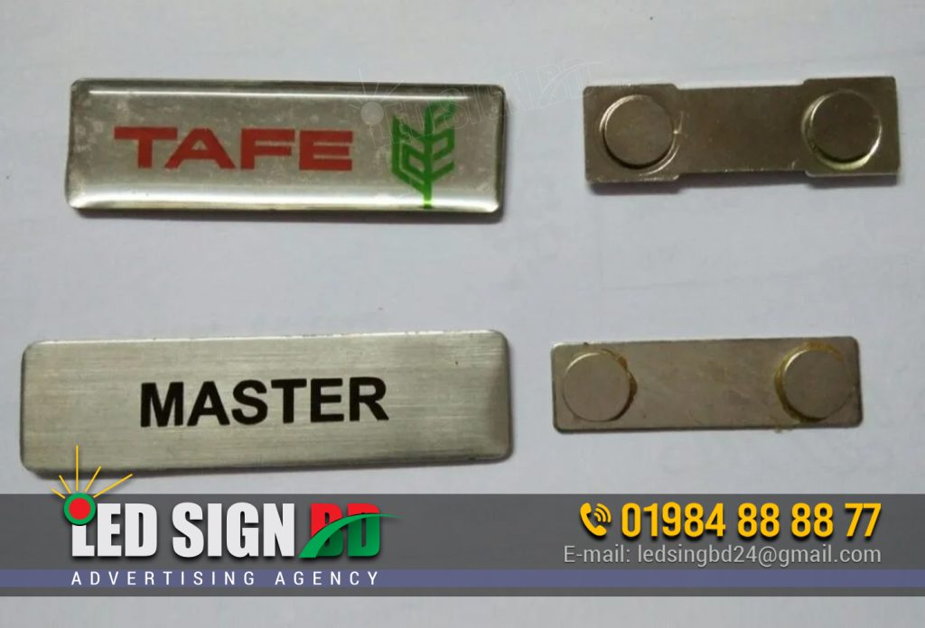 Magnetic Name Plates