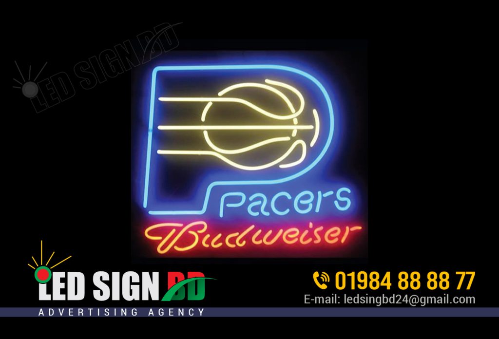 neon sign board for advertising