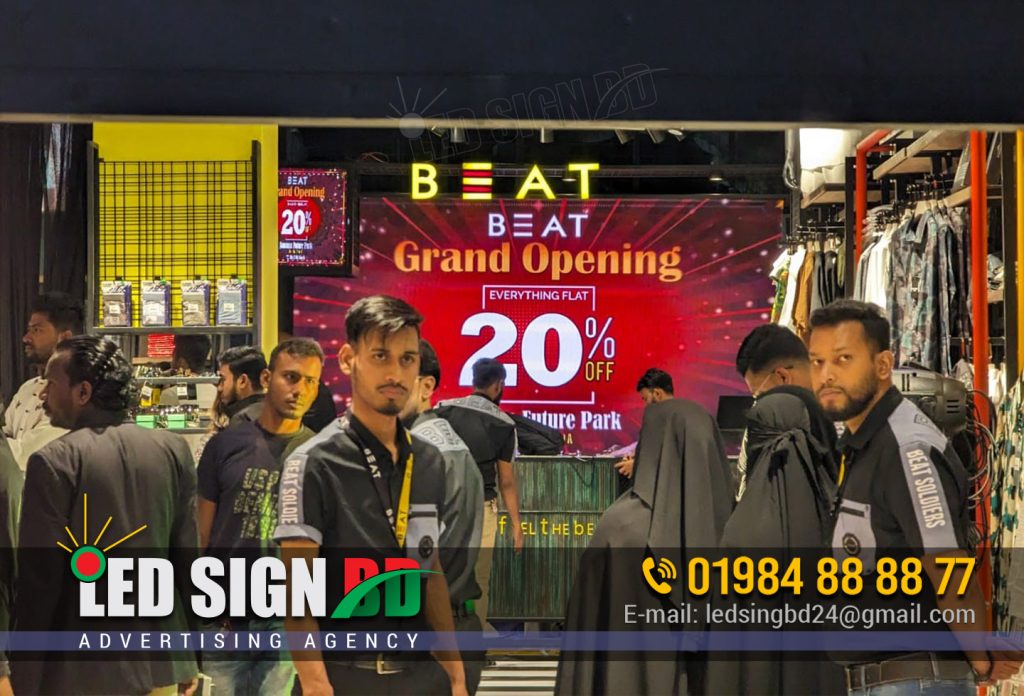 sign board led display outdoor