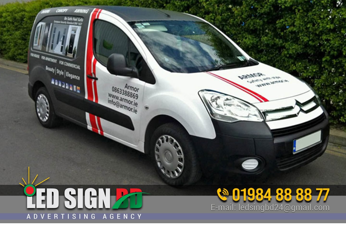Car Stickers - LED SIGN BD LTD | Custom LED Sign Board, Name Plate ...