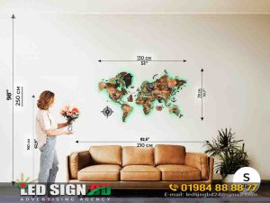 LED World Map Price in Bangladesh