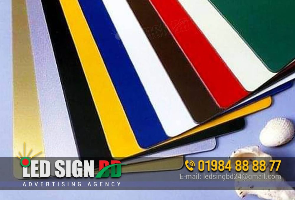 Composite Led Sign Aluminium Composite Panels - LED SIGN BD LTD | Custom LED Sign Board ...