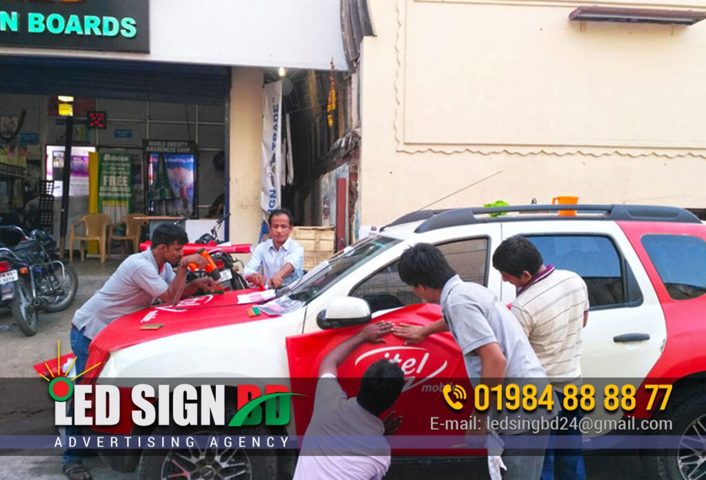 Professional Car Sticker Wrapping