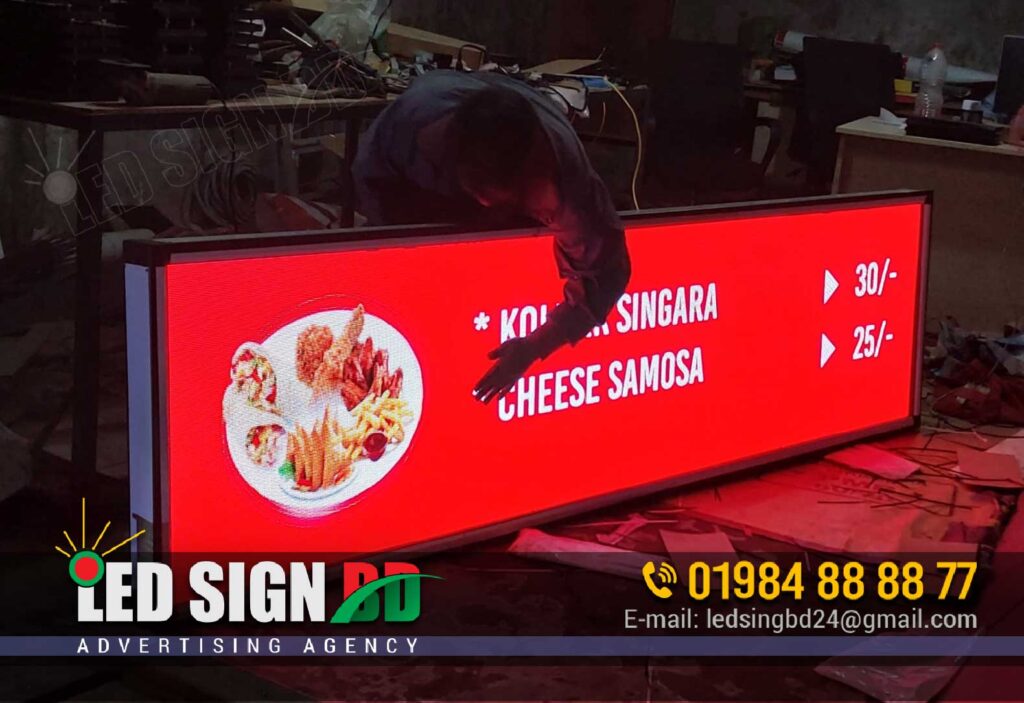 Restaufrant LED Video Wall Screen Billboard
