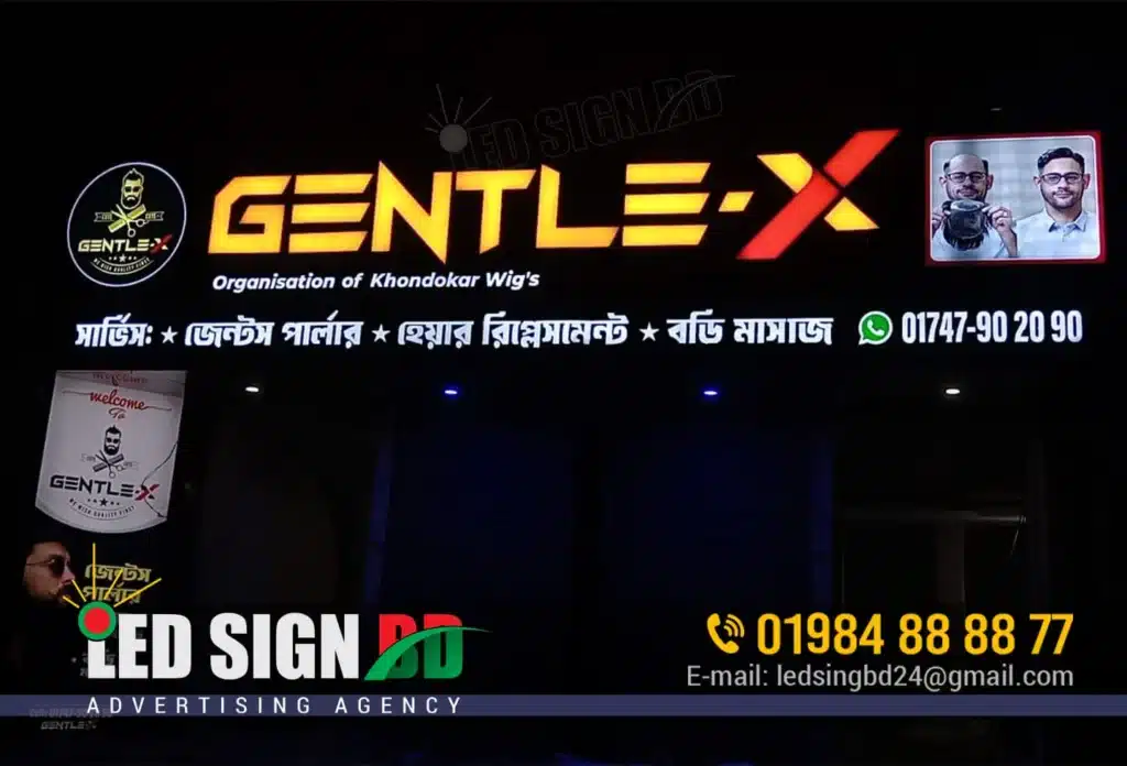 3D Backlit Front Lit LED Signage