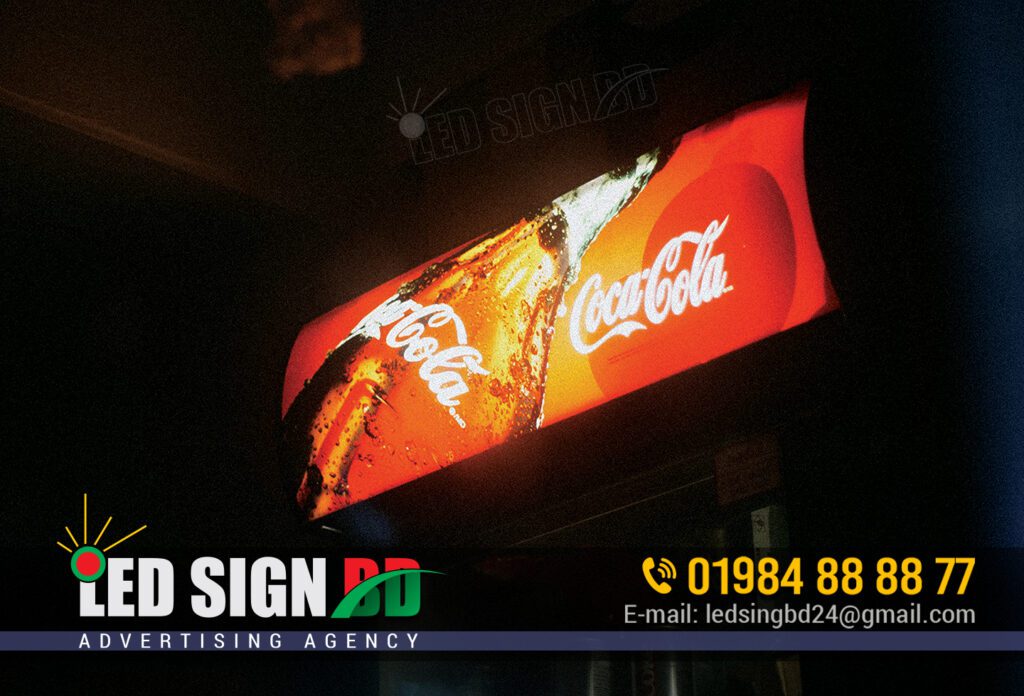 Frontlit Glow LED Screen Sign Board