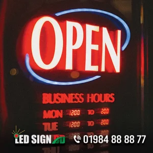 Frontlit Acrylic Laser Cut Channel Letters Sign Board