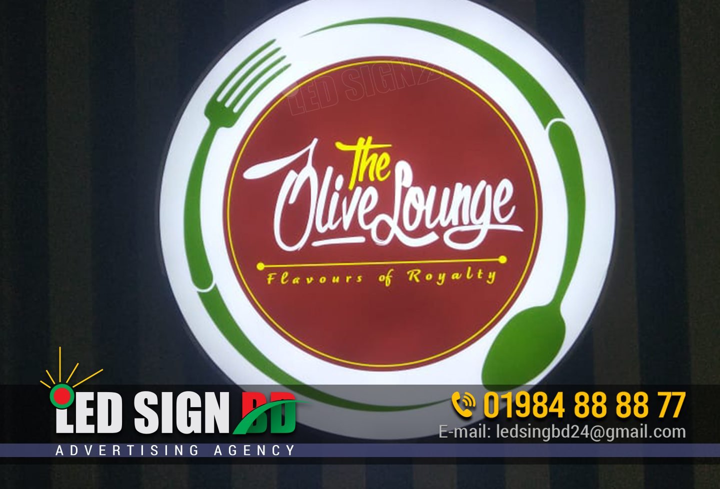 Custom Bell Signs, Round Sign Boards & Name Plates - LED SIGN BD LTD ...