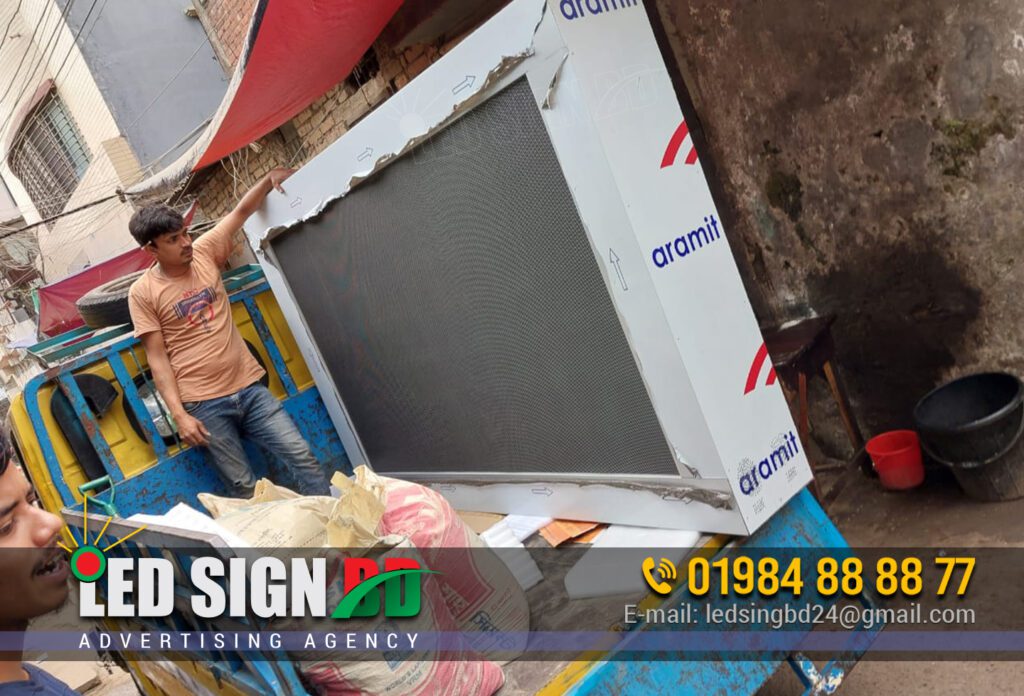 Full color LED moving display