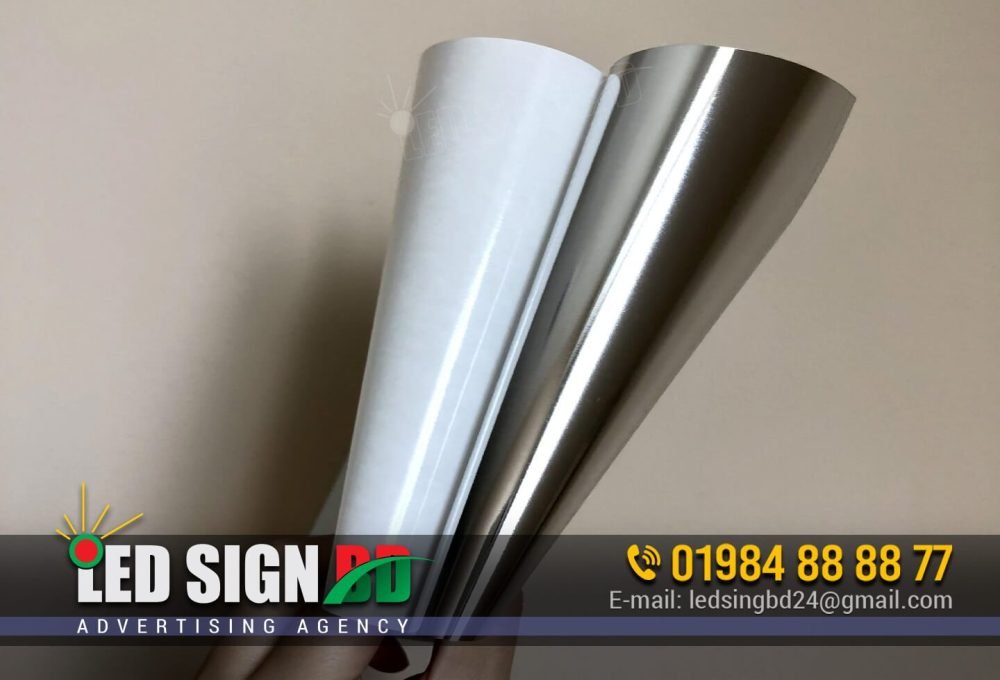 Metal Sticker Paper Metallic Sticker Paper - LED SIGN BD LTD | Custom LED Sign Board, Name ...