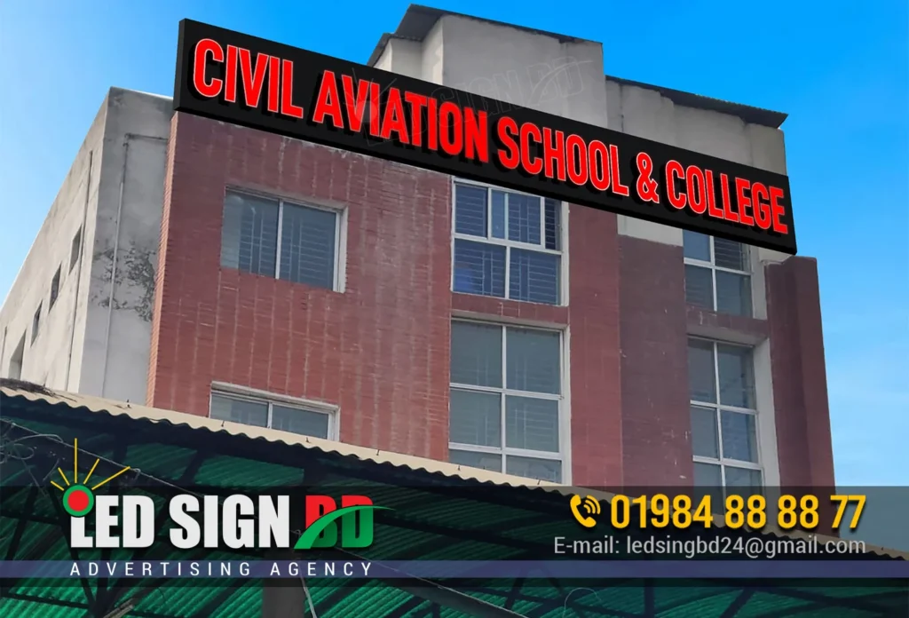 3D Front-lit LED Sign Board Dhaka