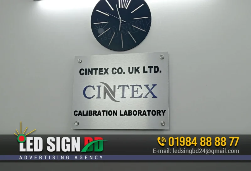 Stainless Steel Name Plate for Office Signage