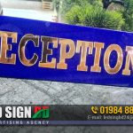 SS Name Plate for Reception