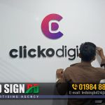 Acrylic Logo for Clicko Digital