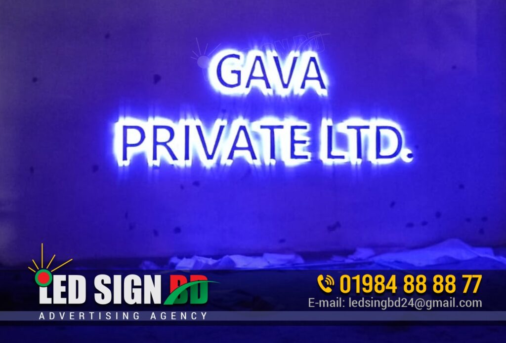 Acrylic Letter LED Sign Boards