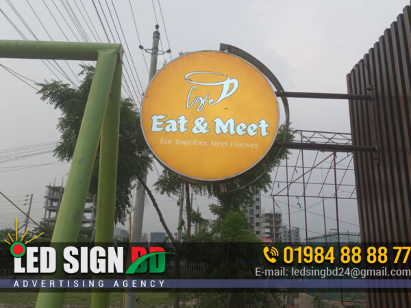 Bell Sign and Round Signboards for Restaurant