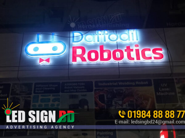 Backlit Acrylic 3D Letters Signage