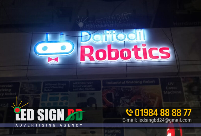 Backlit Acrylic 3D Letters Signage