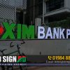 Outdoor Advertising Acrylic Letters and Signboards for banks