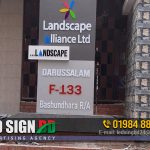 Acrylic Letters Nameplate for House