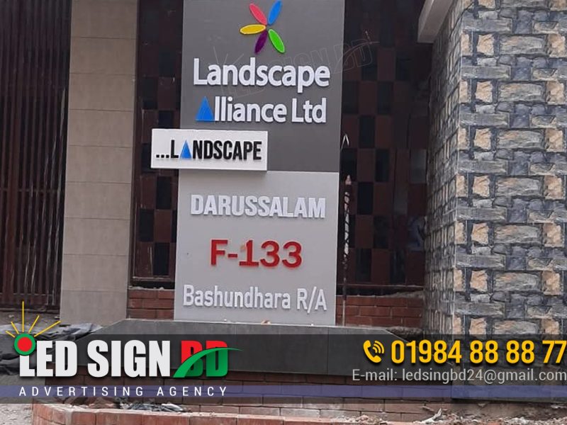 Acrylic Letters Nameplate for House