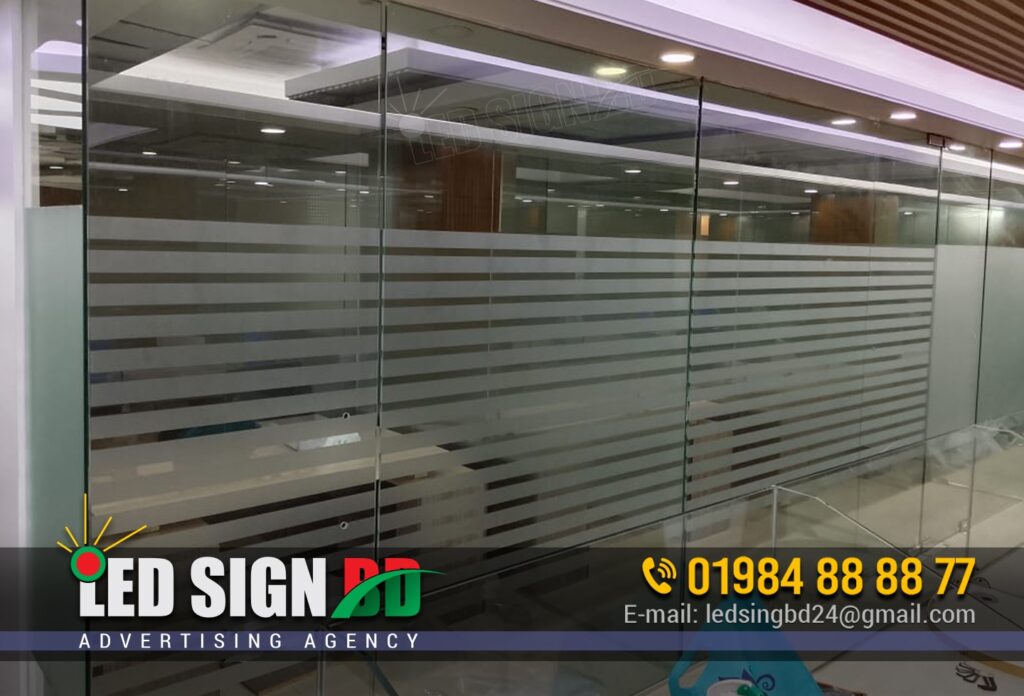 Custom Frosted Glass