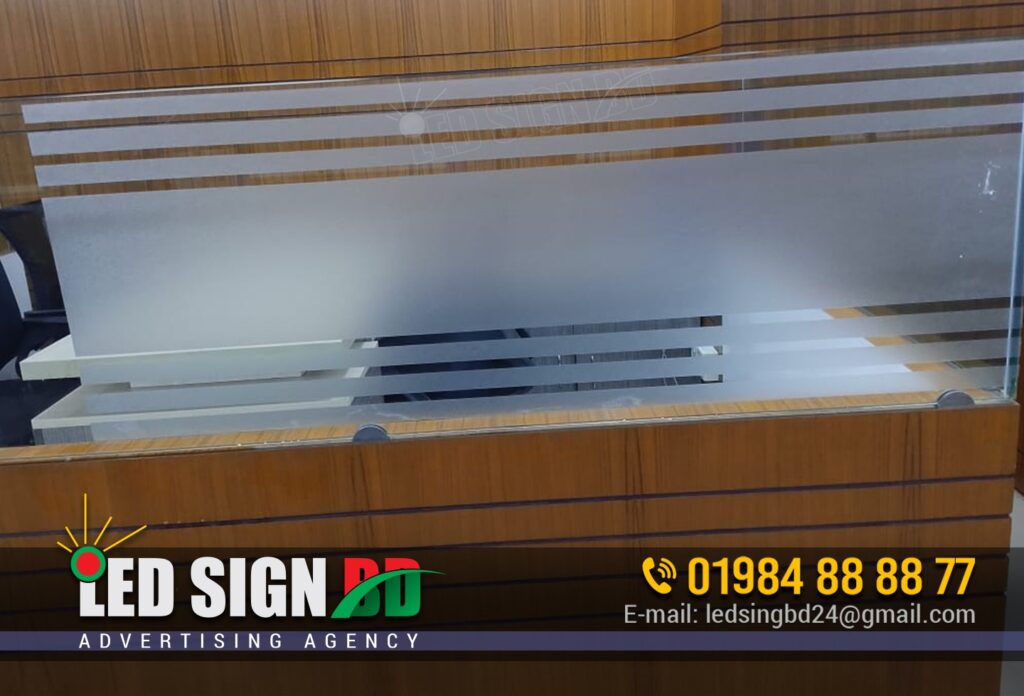 Glass Sticker Design