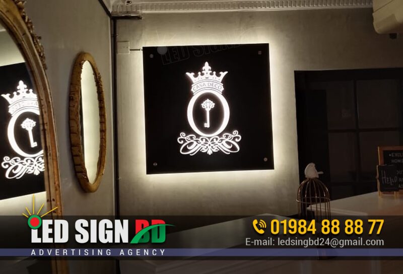 Acrylic Backlight LOGO Nameplate