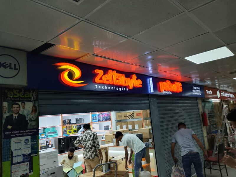 3d sign board