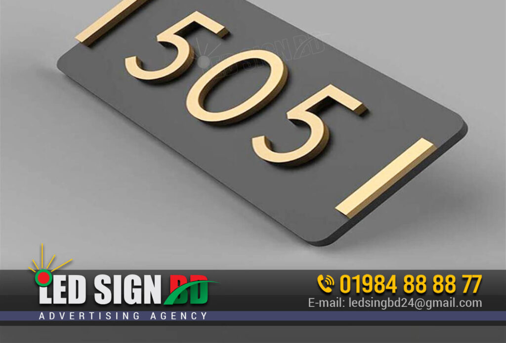 Acrylic Door Nameplate