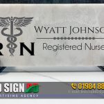 Stone and Marble Door Nameplate