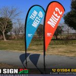 Beachflag and Eye Standee