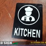 Kitchen Icon Name Plate