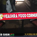 Lighting Sign Board for food corners