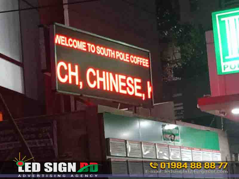 LED Moving Display Message Boards