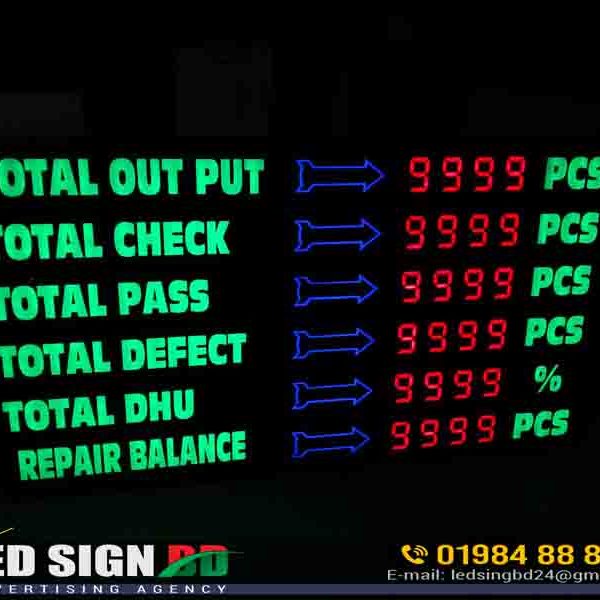 LED Countdown Display Board