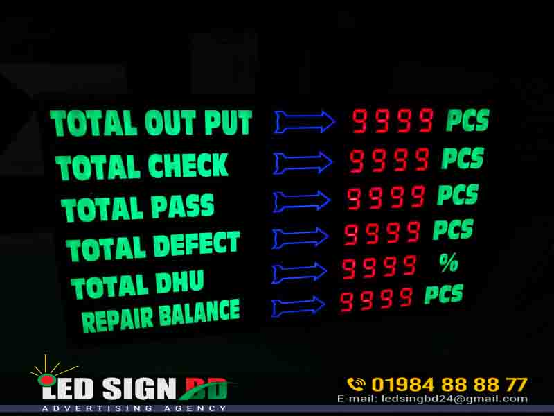 LED Countdown Display Board