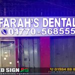 LED Nameplate for Dental Hospital