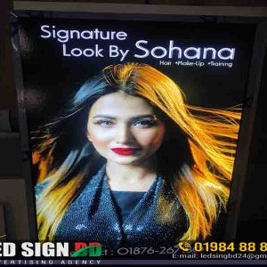 LED Signboard for Beauty Parlor